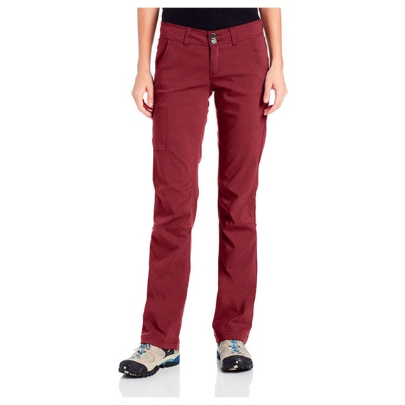 Prana Halle Pants in Red (Size 4 Tall) - Picture 2 of 10